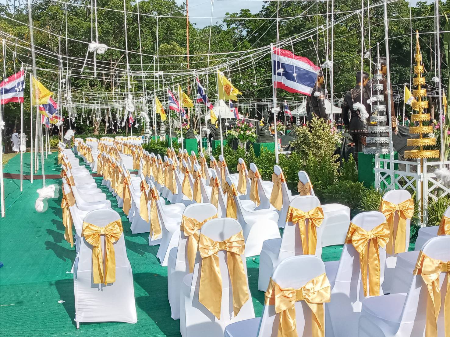 งานผ้าใบ ชุดเก้าอี้ จัดงาน